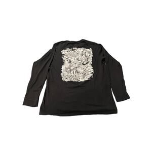 Adidas Amplifier Tee T Shirt Black Crewneck Long Sleeve Shoes Bridge XL